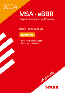 Lösungen zu Original-Prüfungen und Training MSA/eBBR 2024 - Deutsch - Berlin/Brandenburg