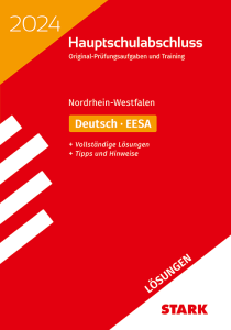 Lösungen zu Original-Prüfungen und Training - Hauptschulabschluss 2024 - Deutsch - NRW