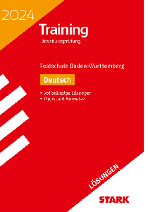 Lösungen zu Training Abschlussprüfung Realschule 2024 - Deutsch - BaWü
