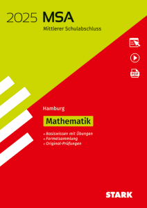 Original-Prüfungen und Training MSA 2025 - Mathematik - Hamburg