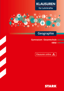 Klausuren für Lehrkräfte - Geographie - NRW