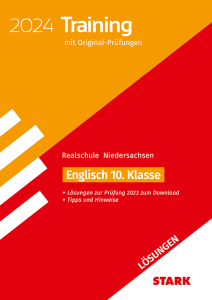 Lösungen zu Original-Prüfungen und Training Abschlussprüfung Realschule 2024 - Englisch - Niedersachsen