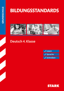 Bildungsstandards Grundschule - Deutsch 4. Klasse