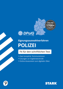 Eignungsauswahlverfahren (Einstellungstest) Polizei. Alle Landespolizeien.
