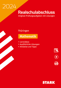 Original-Prüfungen Realschulabschluss 2024 - Mathematik - Thüringen