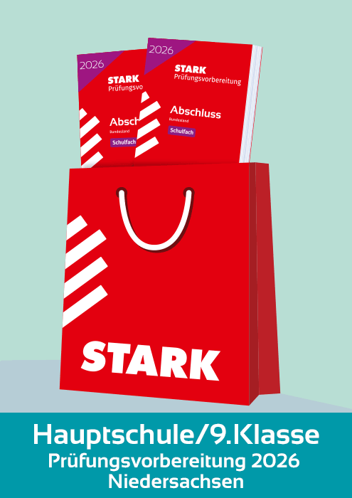 Hauptschulabschluss 9. Klasse Komplettpaket - 2026 Niedersachsen - Prüfungsvorbereitung/Stark-Verlag