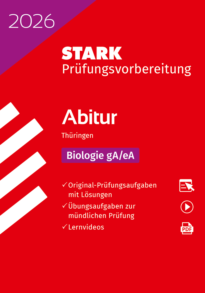 Biologie - Abitur 2026 Thüringen - Prüfungsvorbereitung/Stark-Verlag