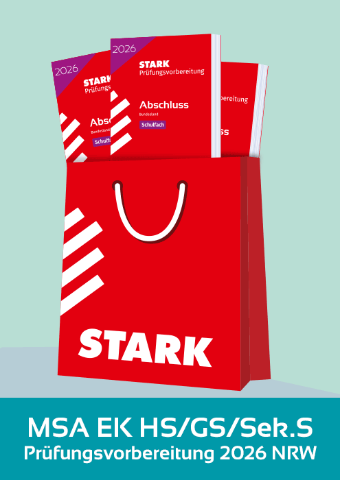 MSA EK Komplettpaket - 2026 NRW - Hauptschule/Gesamtschule/Sekundarschule - Prüfungsvorbereitung/Stark-Verlag