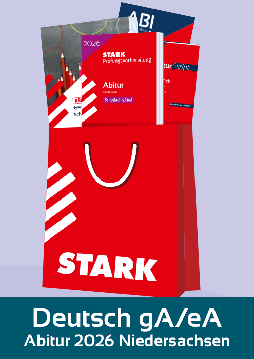 Deutsch gA/eA Komplettpaket - Abitur 2026 Niedersachsen - Prüfungsvorbereitung/Stark-Verlag