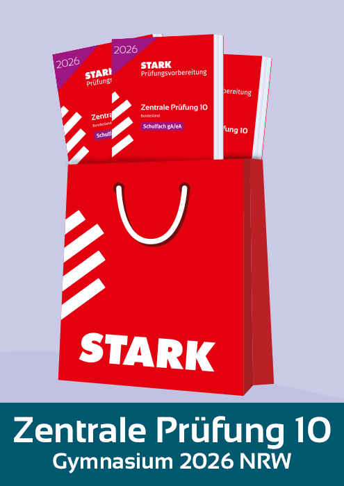Zentrale Prüfung 10 Komplettpaket Gymnasium - 2026 NRW - Prüfungsvorbereitung/Stark-Verlag