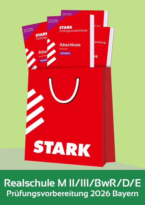 Realschule Mathe II/III/BwR/Deutsch /Englisch Komplettpaket - 2026 Bayern - Prüfungsvorbereitung/Stark-Verlag