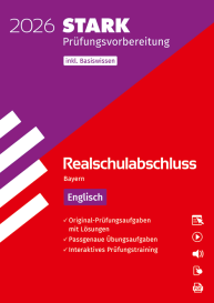 Englisch - Realschulabschluss 2026 Bayern - Prüfungsvorbereitung inkl. Basistraining
