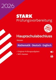 Mathematik, Deutsch, Englisch - Hauptschulabschluss 2026 Hessen - Prüfungsvorbereitung