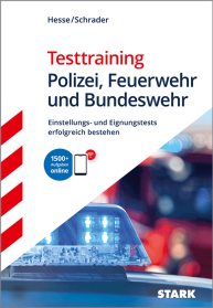 Testtraining - Polizei, Feuerwehr und Bundeswehr - Einstellungstest