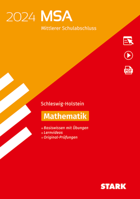 Original-Prüfungen und Training MSA 2024 - Mathematik - Schleswig-Holstein