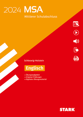 Original-Prüfungen und Training MSA 2024 - Englisch - Schleswig-Holstein