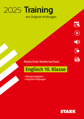 Original-Prüfungen und Training Abschlussprüfung Realschule 2025 - Englisch - Niedersachsen