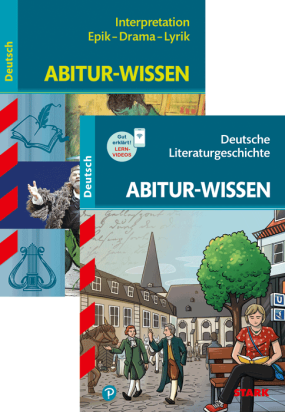 Abitur-Wissen Deutsch - Literaturgeschichte + Interpretationen Epik, Drama, Lyrik