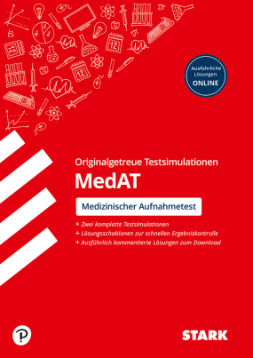 Testsimulationen MedAT 2023 - Testaufgaben mit Lösungen