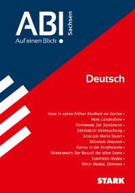 Deutsch - Abi - Auf einen Blick! 2026 Sachsen
