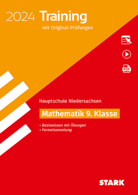 Original-Prüfungen und Training Hauptschule 2024 - Mathematik 9.Klasse - Niedersachsen
