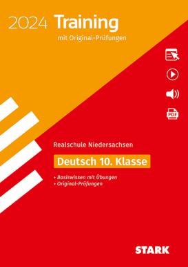 Original-Prüfungen und Training Abschlussprüfung Realschule 2024 - Deutsch - Niedersachsen