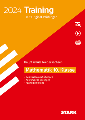 Original-Prüfungen und Training Hauptschule 2024 - Mathematik 10. Klasse - Niedersachsen