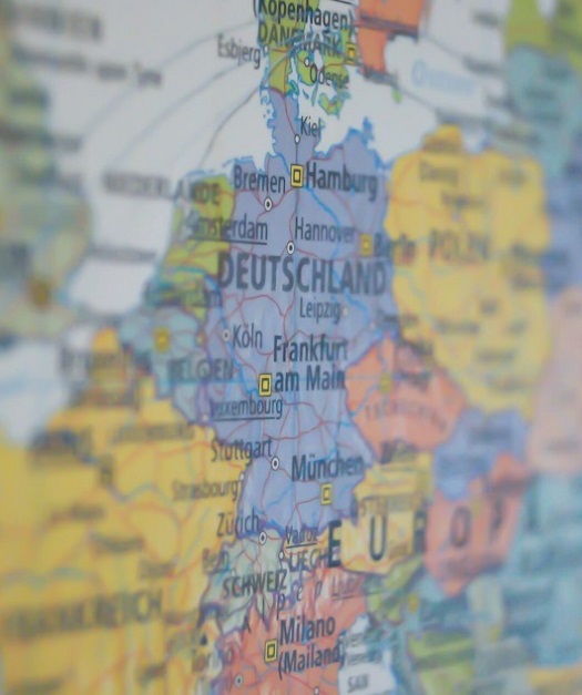 Weltkarte Deutschland