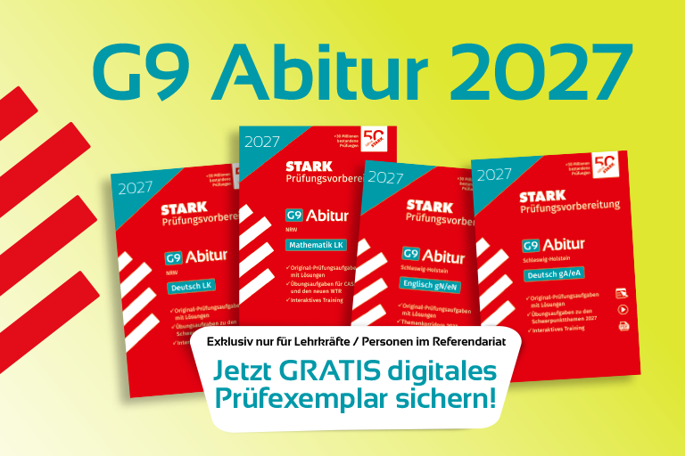 STARK Prüfexemplare Abitur 2027 NRW und Schleswig-Holstein