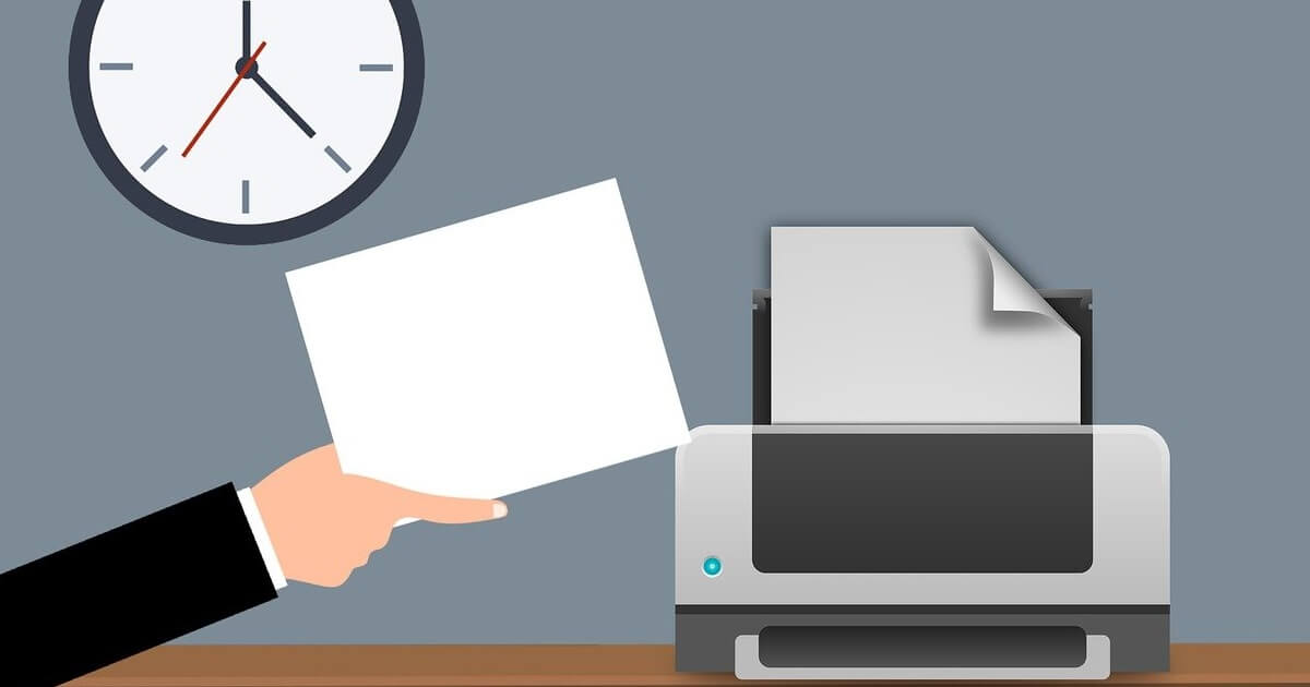 ©pixabay: printer-4551917_1280 Papier wird zu einem Kopierer geführt