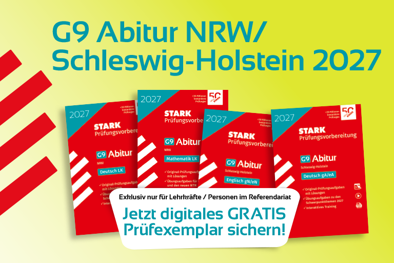 STARK Prüfexemplare Abitur 2027 NRW und Schleswig-Holstein