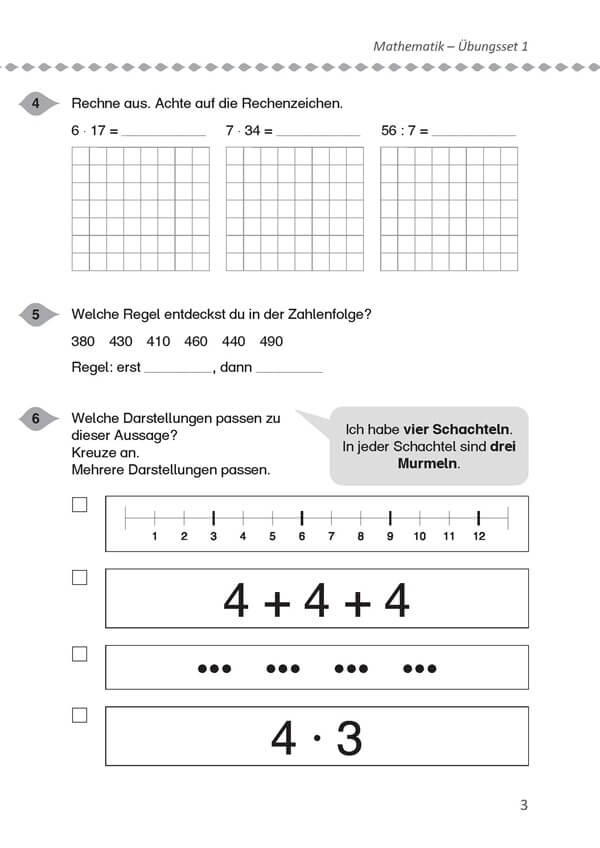 Kompass 4 Mathematik Beispielaufgabe Seite 2