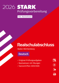 Deutsch - Realschulabschluss 2026 BW - Prüfungsvorbereitung inkl. Basistraining