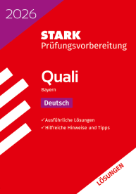 Lösungen zu Deutsch 9. Klasse - Quali Mittelschule 2026 Bayern - Prüfungsvorbereitung