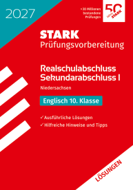 Lösungen zu Englisch - Realschulabschluss 2027 Niedersachsen - Prüfungsvorbereitung