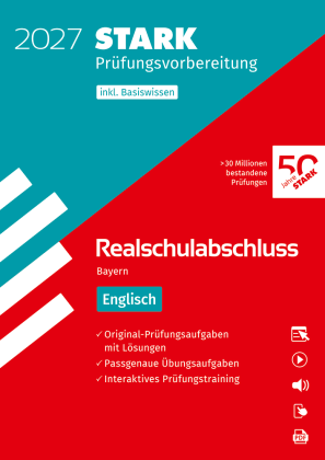 Englisch - Realschulabschluss 2027 Bayern - Prüfungsvorbereitung inkl. Basistraining