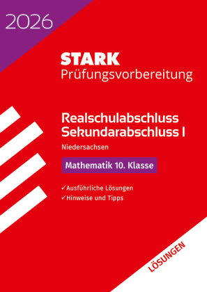 Lösungen zu Mathematik - Realschulabschluss 2026 Niedersachsen - Prüfungsvorbereitung