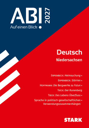 Deutsch - Abi - Auf einen Blick! Niedersachsen 2027