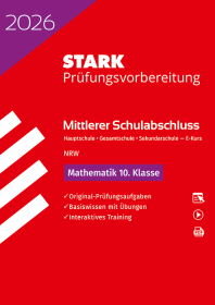 Mathematik E-Kurs - Mittlerer Schulabschluss (MSA) 2026 NRW Hauptschule/Gesamtschule/Sekundarschule - Prüfungsvorbereitung