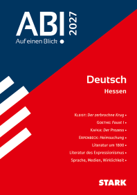 Deutsch - Abi - Auf einen Blick! 2027 Hessen