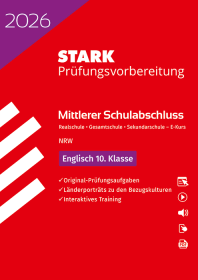 Englisch E-Kurs - Mittlerer Schulabschluss (MSA) 2026 NRW - Prüfungsvorbereitung