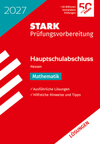 Lösungen zu Mathematik - Hauptschulabschluss 2027 Hessen - Prüfungsvorbereitung