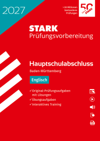 Englisch - Hauptschulabschluss 2027 BW - Prüfungsvorbereitung inkl. Lösungen