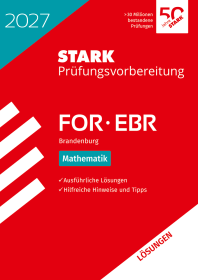 Lösungen zu Mathematik - FOR/EBR 2027 Brandenburg - Prüfungsvorbereitung