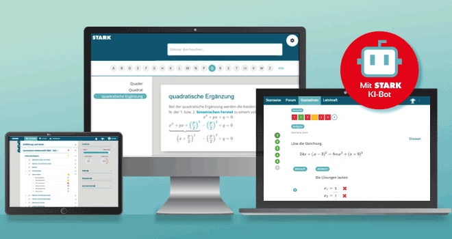 STARK Lernstudio auf verschiedenen Endgeräten