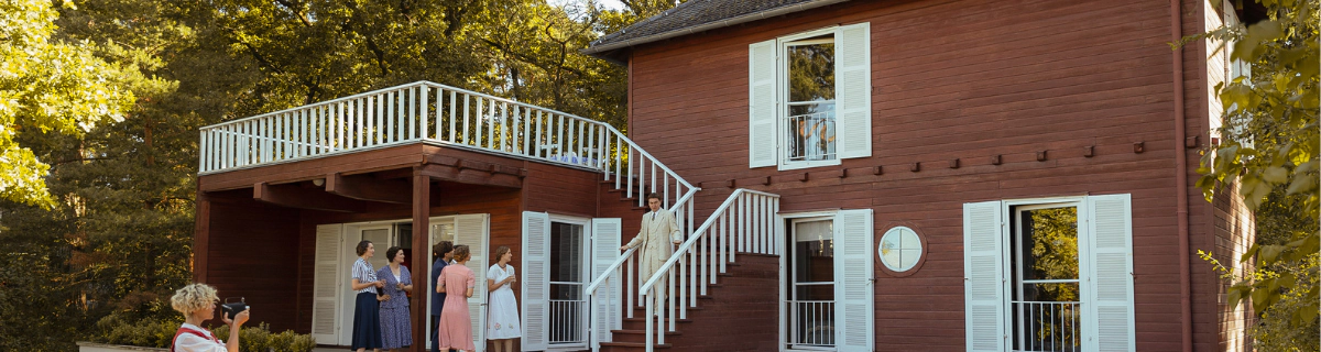 Das Haus am See aus "Heimsuchung" von Jenny Erpenbeck, KI-generiert