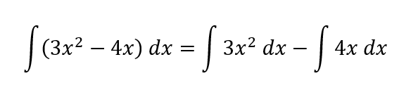 Unbestimmtes Integral - Beispiel für Summenregel