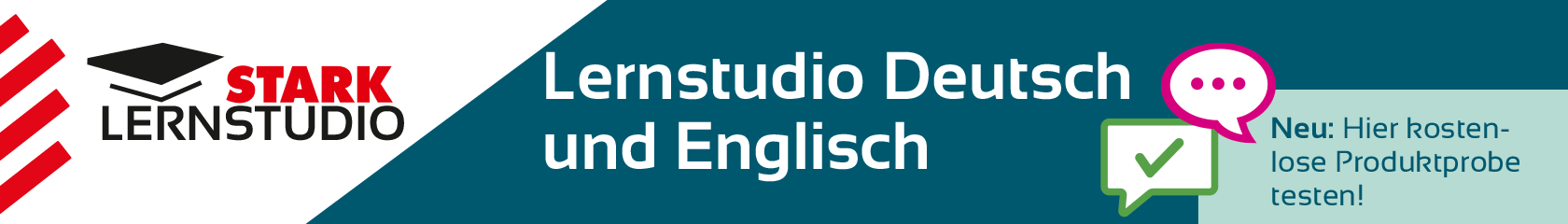 Banner STARK Lernstudio: Jetzt auch für Deutsch und Englisch