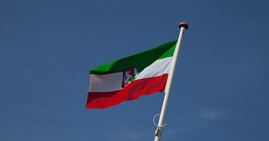 Flagge von Nordrhein-Westfalen