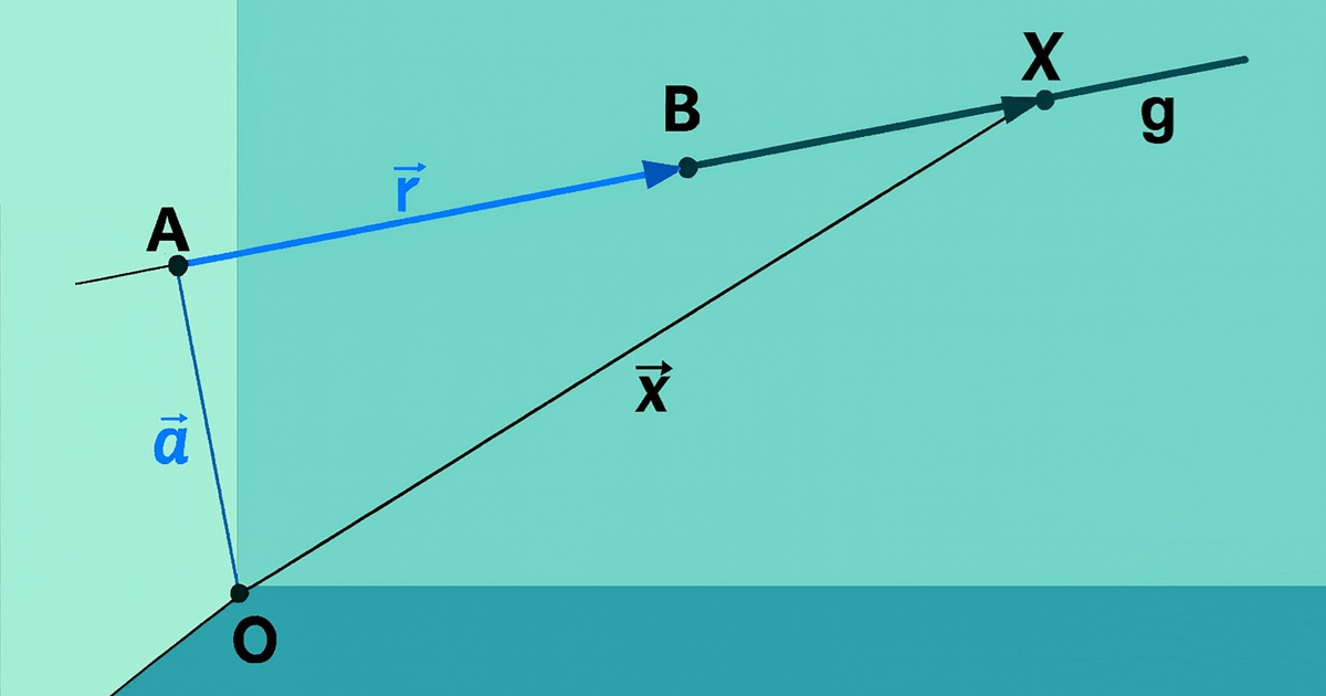 Parameterform einer Geraden